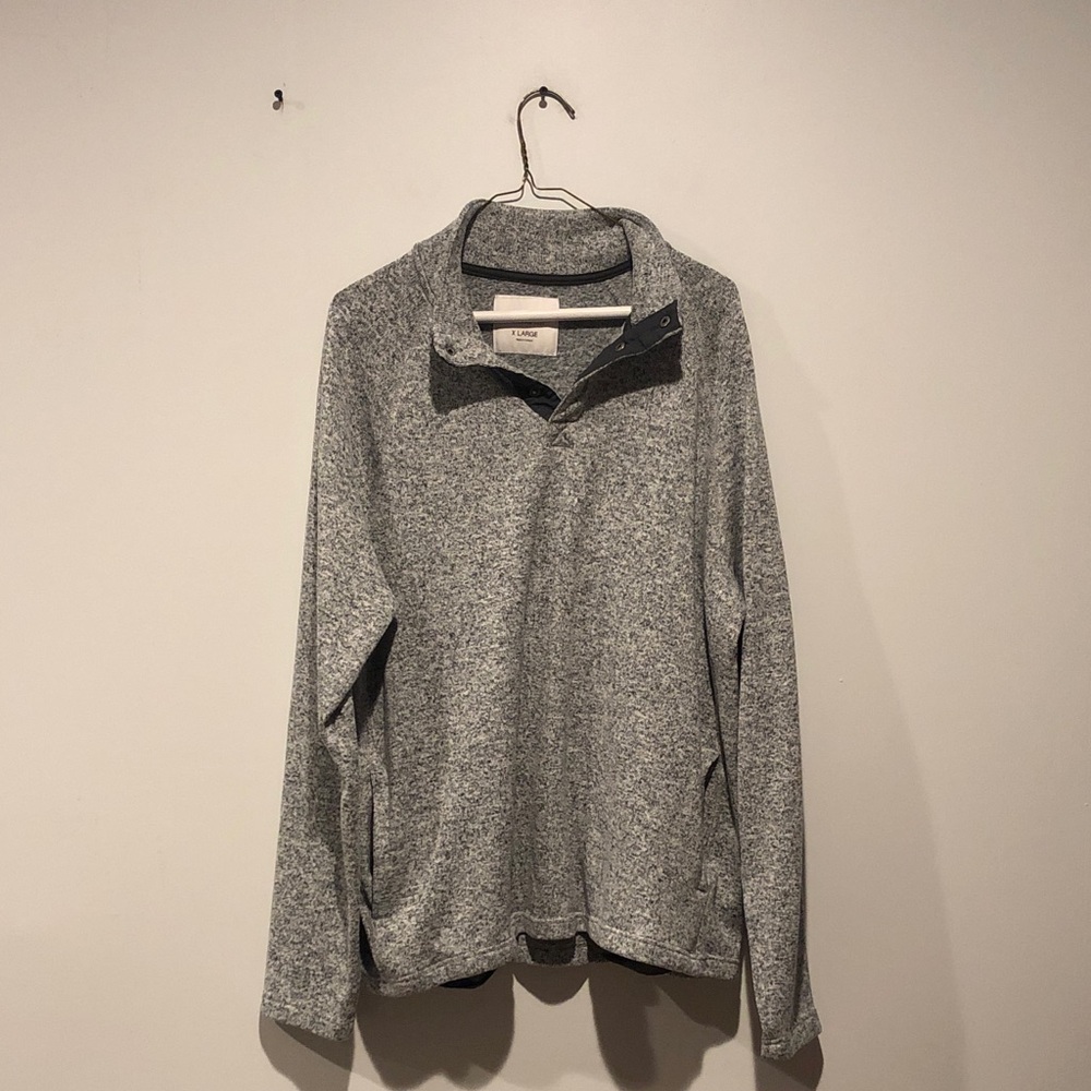 Sonoma Grey Mockneck Pullover Sweater